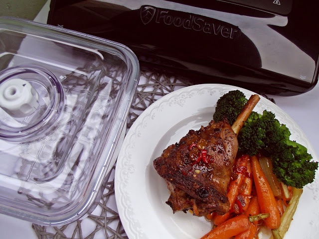 Pulpa de miel la cuptor, cu legume caramelizate