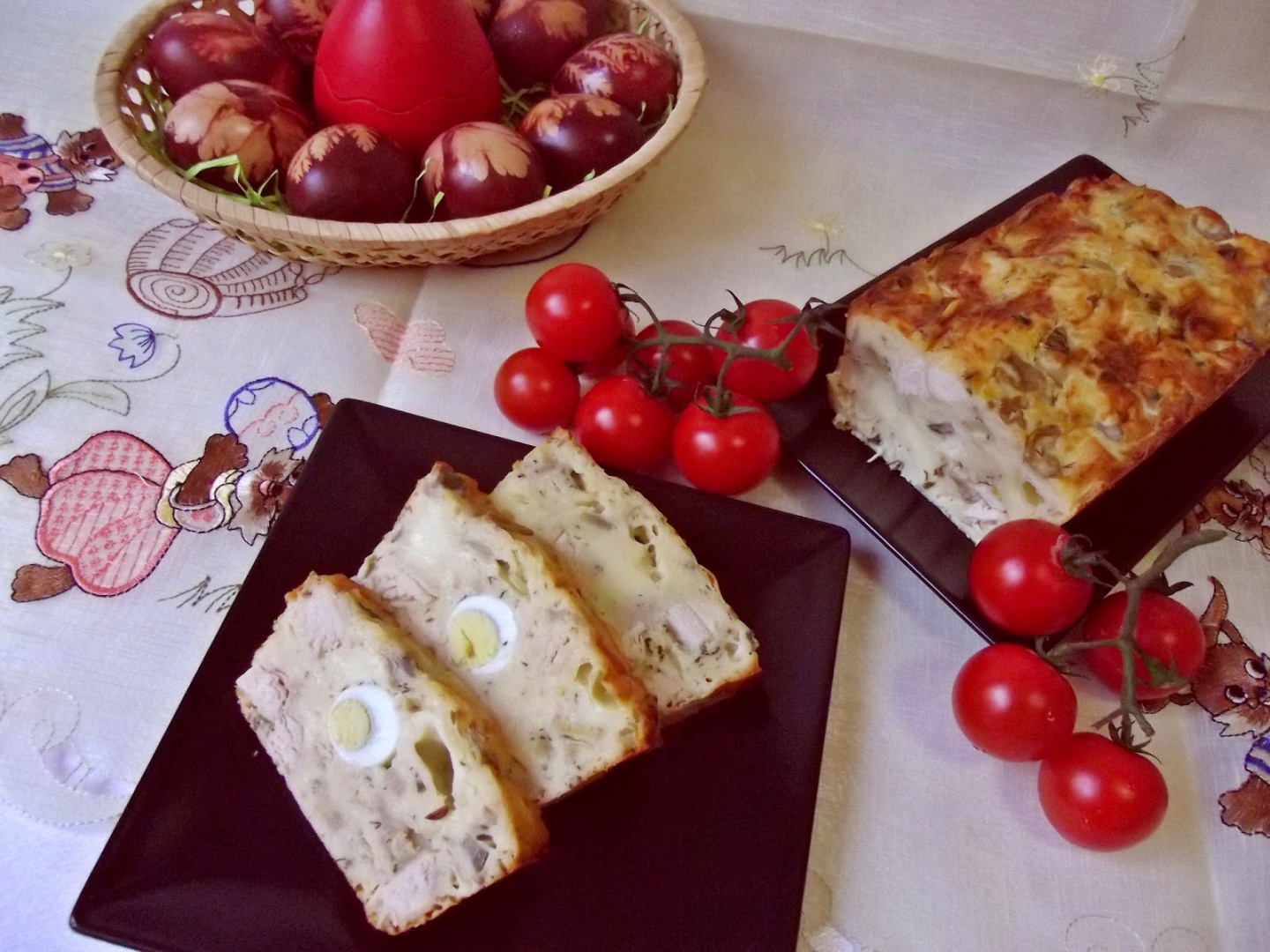 Chec aperitiv, cu piept de pui si ciuperci