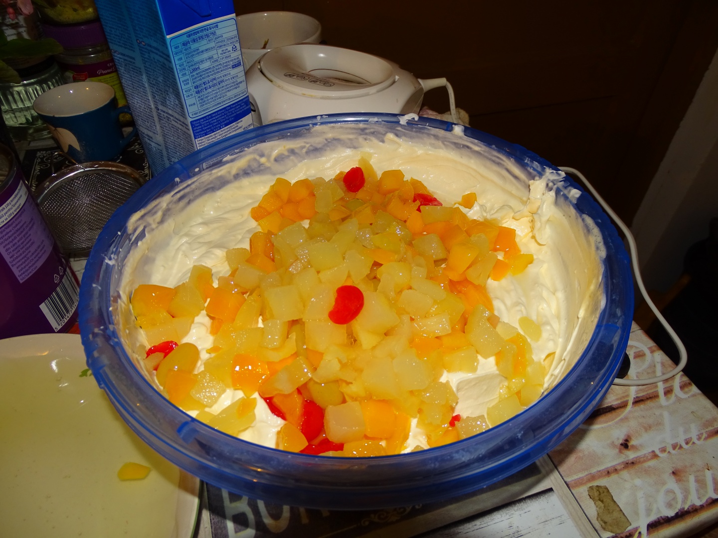 Tort racoros de vara- cocktail cu fructe