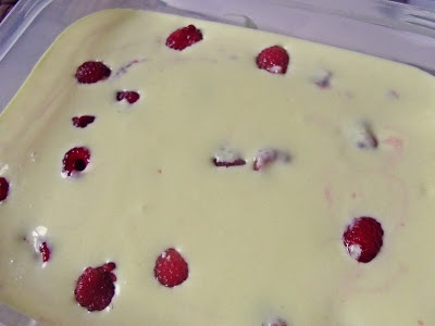 Inghetata cu mango si zmeura