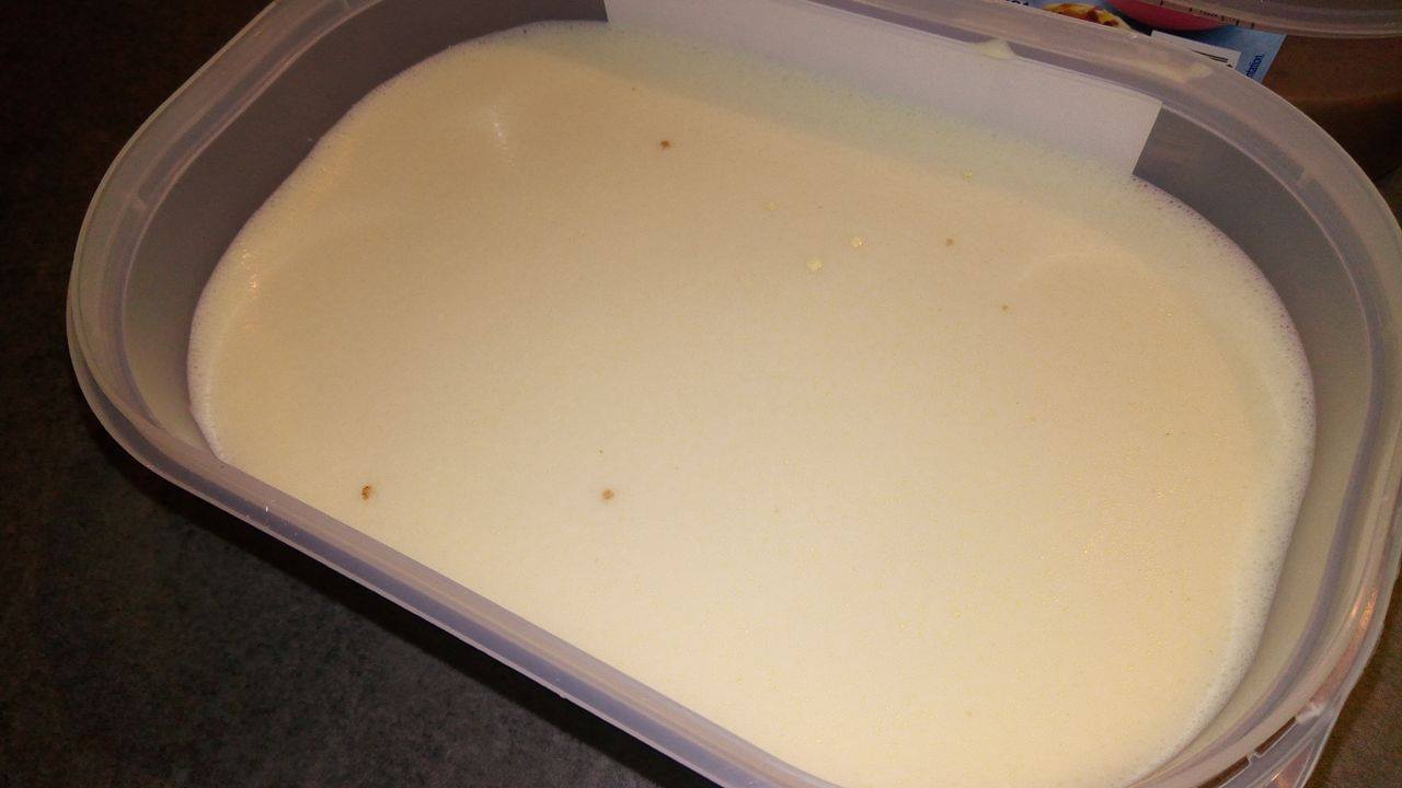 Inghetata de casa cu aroma de vanilie