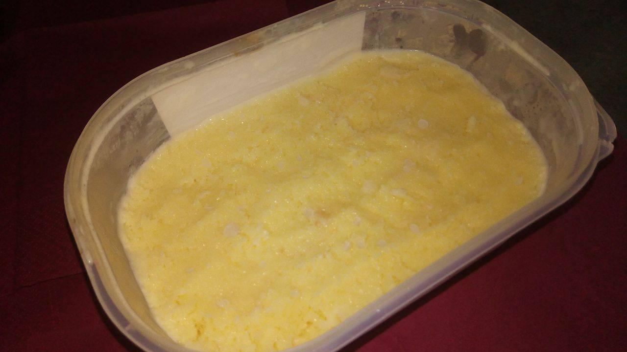 Inghetata de casa cu aroma de vanilie