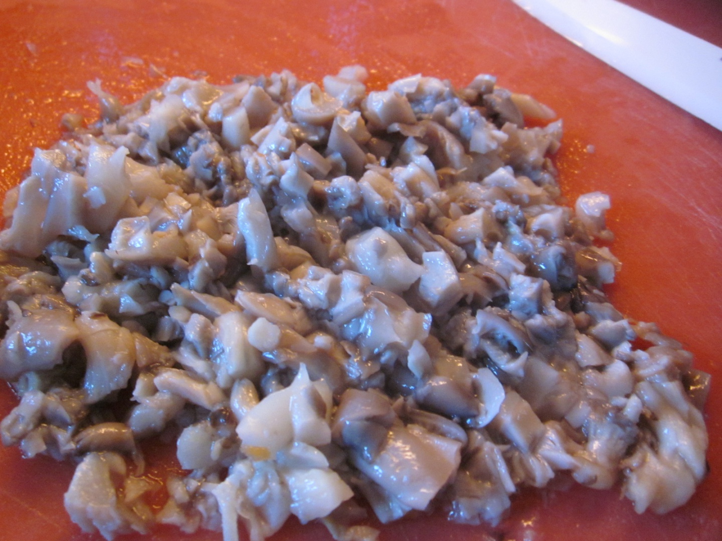 Salata de boeuf falsa, cu pleurotus