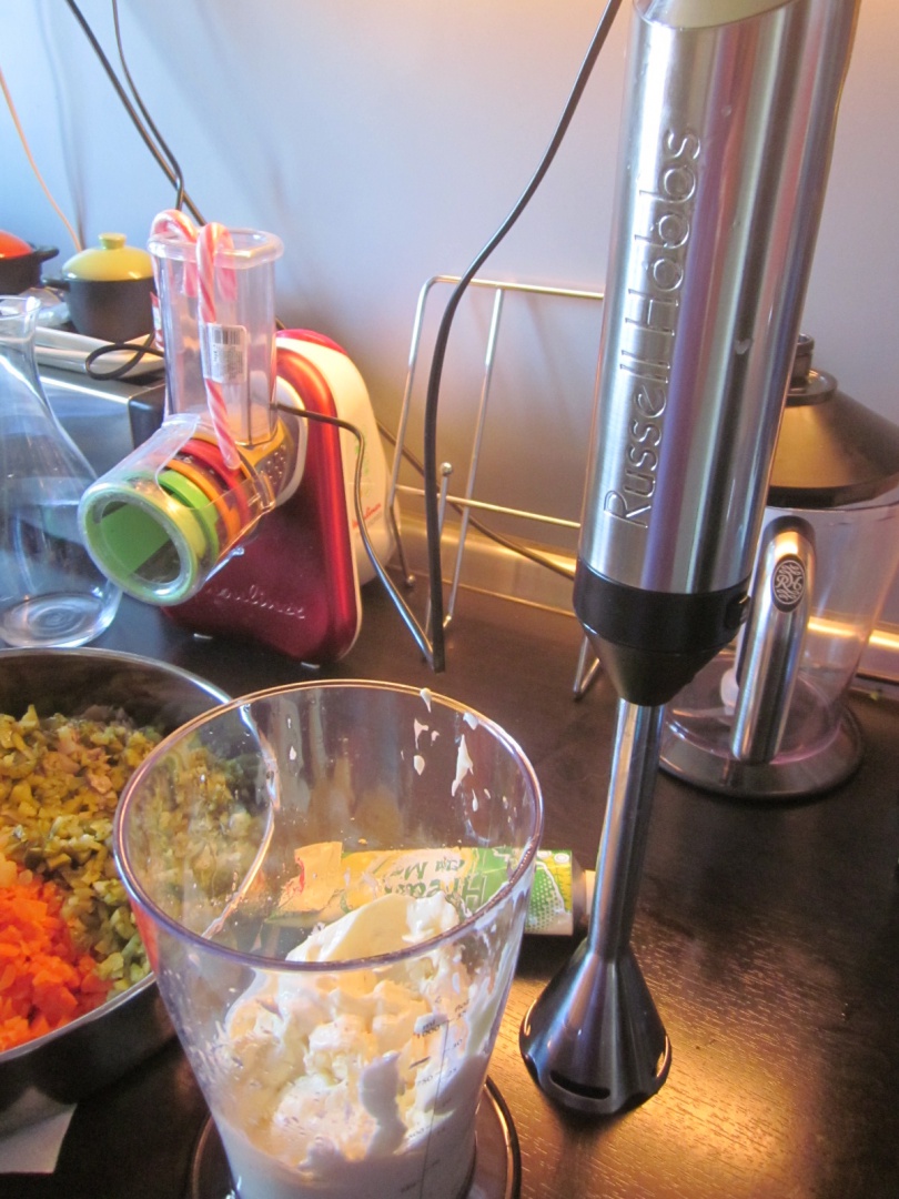 Salata de boeuf falsa, cu pleurotus