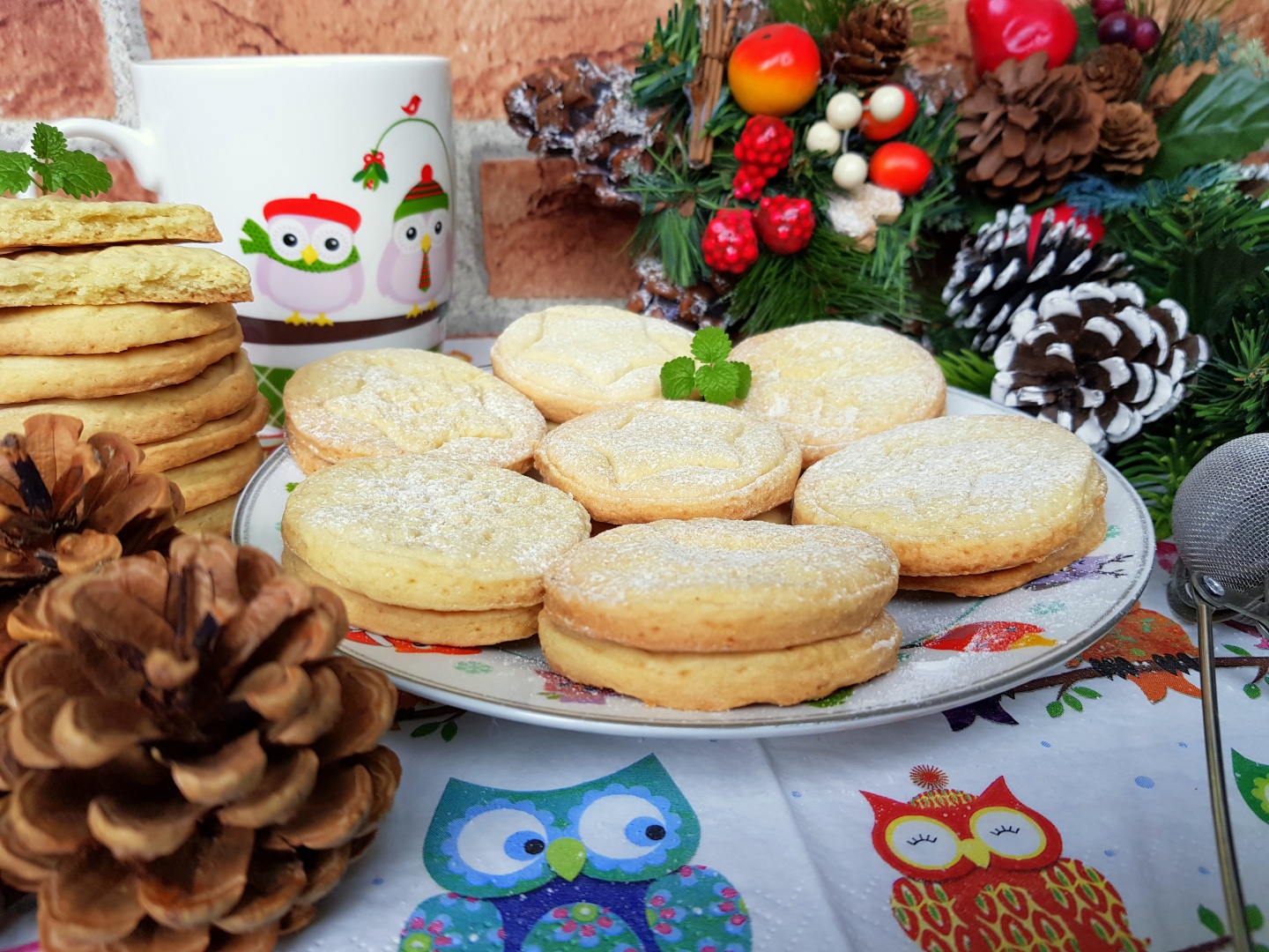 Fursecuri cu aroma de lamaie, stampilate