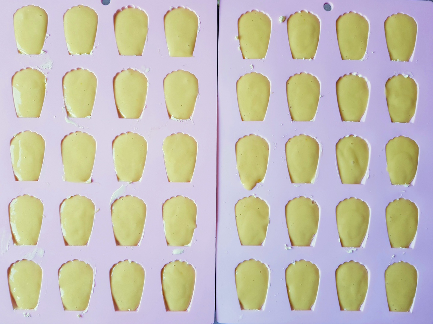 Madlene cu suc de clementine