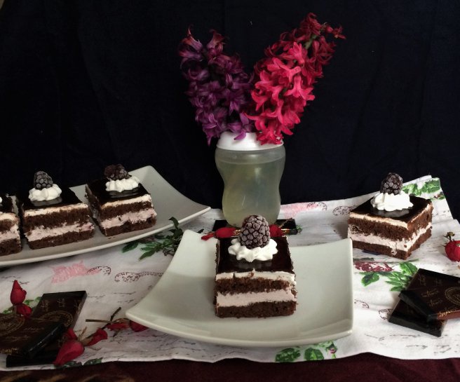 Prajitura cu crema de mure