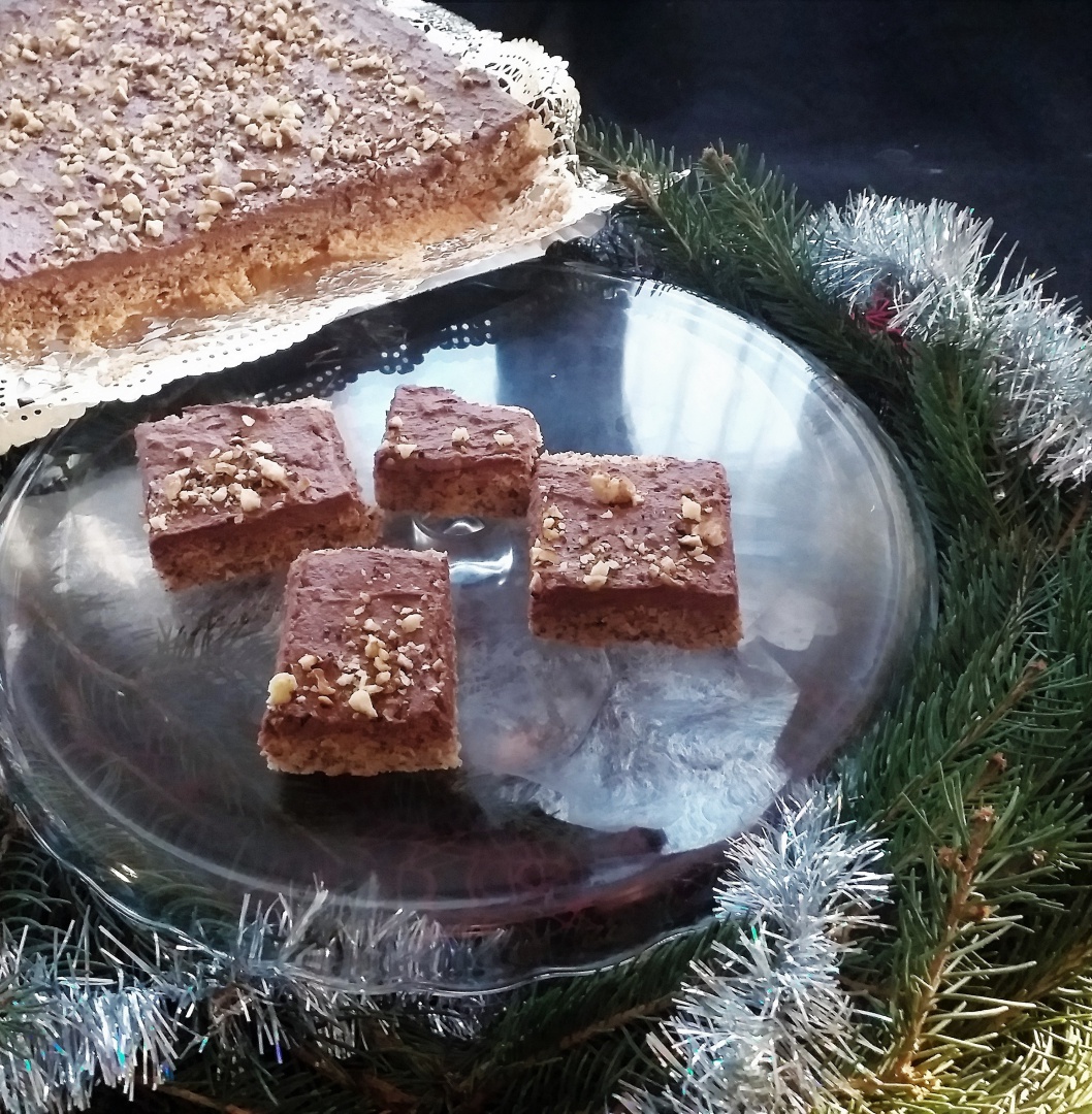 Prajitura cu nuca si cafea