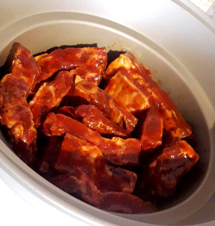 Short ribs - Costite de vita glazurate la slow cooker Crock Pot