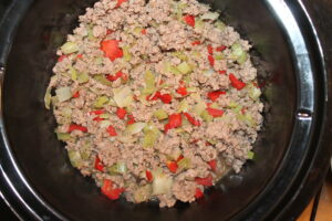 Chilli con carne la slow cooker Crock Pot