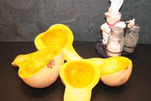 Dovleac umplut cu mozarella si bacon la slow cooker Crock Pot