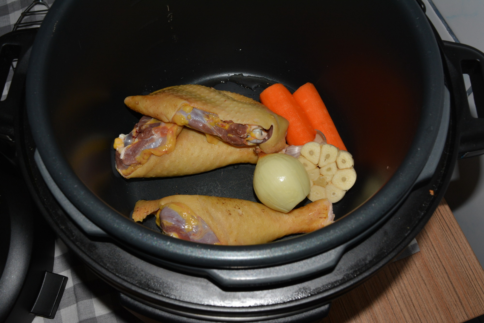 Ramen, supa gatita la Multicookerul Crock-Pot express cu gatire sub presiune