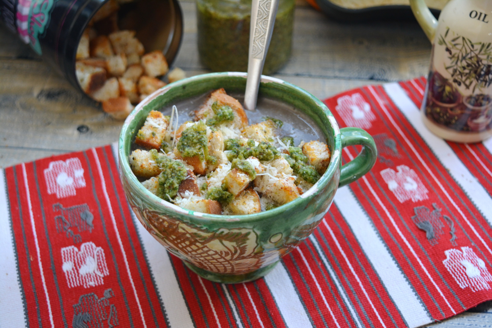 Supa crema de ciuperci cu naut, gatita la Multicookerul Crock-Pot Express