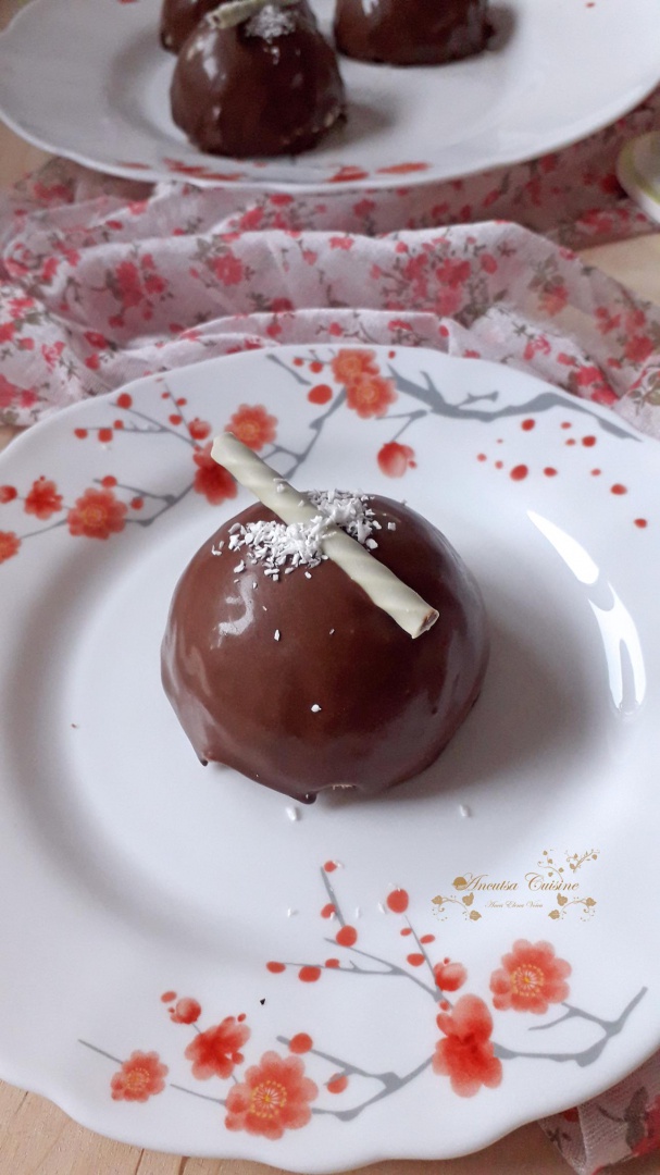 Domuri cu cafea, ciocolata si trufa crocanta