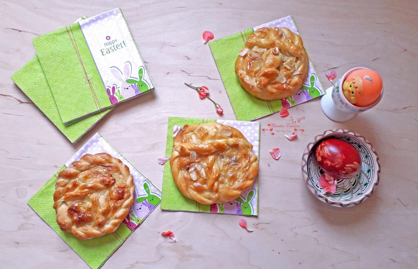 Mini pasti cu mascarpone si migdale