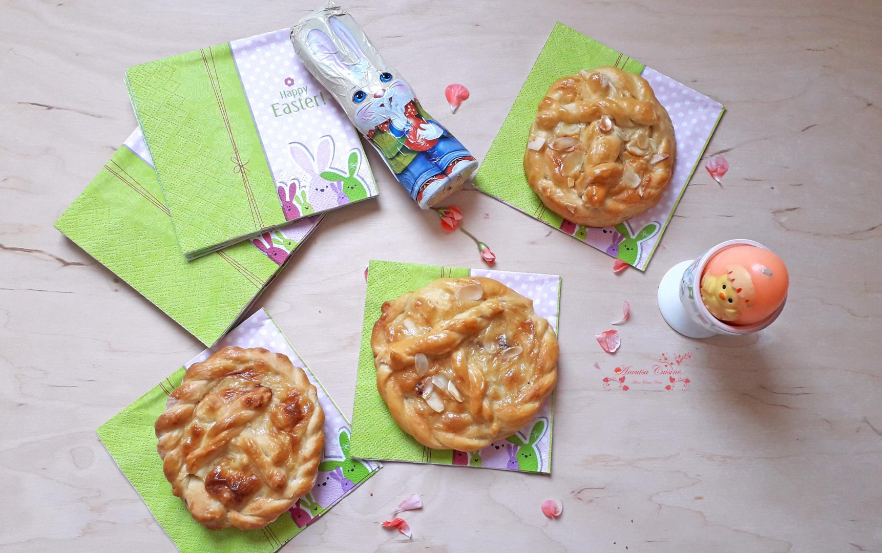 Mini pasti cu mascarpone si migdale