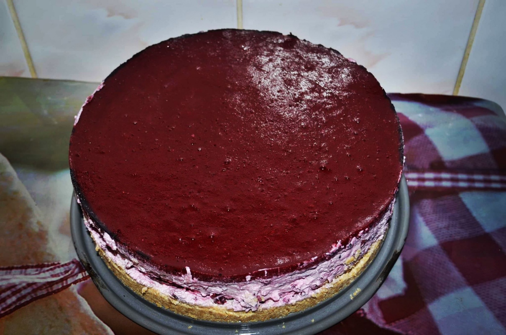 Cheesecake cu fructe congelate