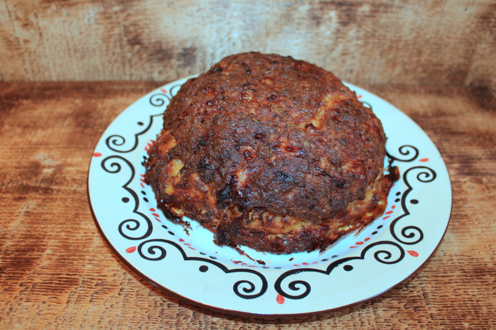 Musuroi de cartita din carne tocata, cartofi si bacon