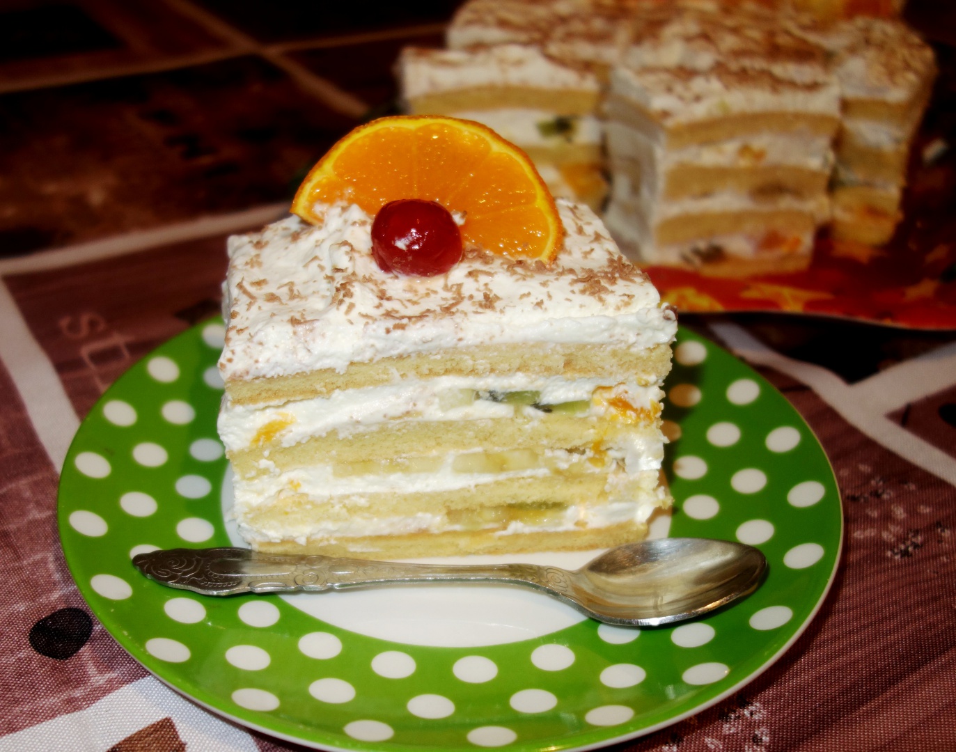 Prajitura cu crema cheesecake cu aroma de citrice