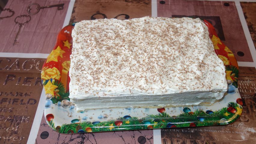 Prajitura cu crema cheesecake cu aroma de citrice