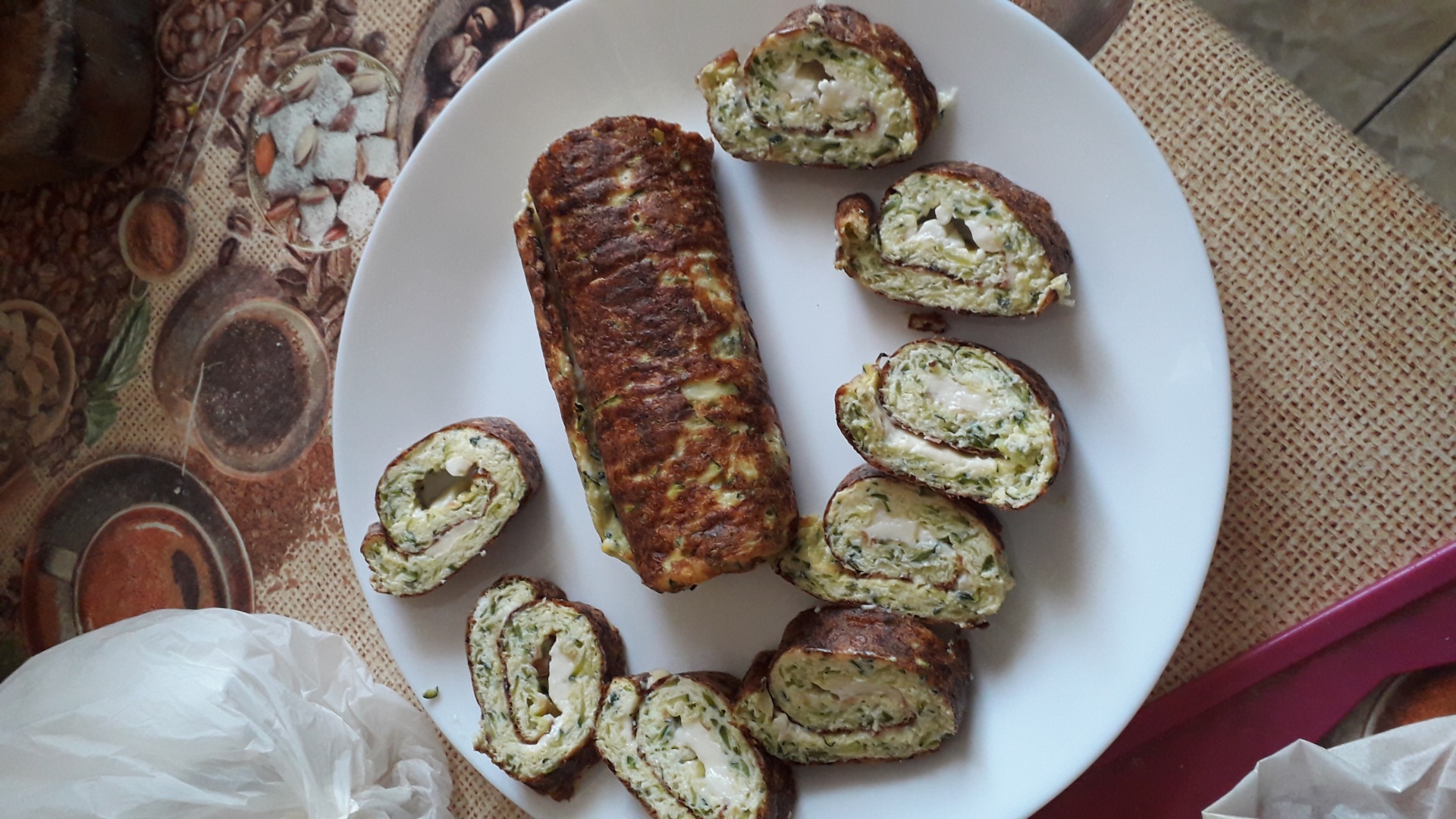 Rulada cu zucchini
