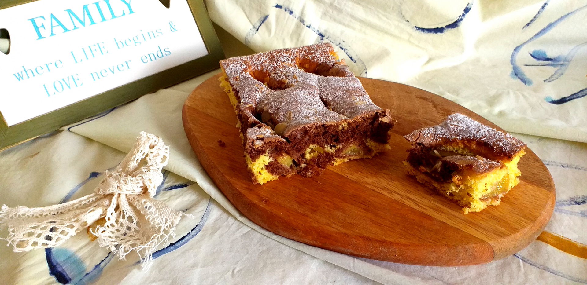 Pandispan zebra cu nectarine