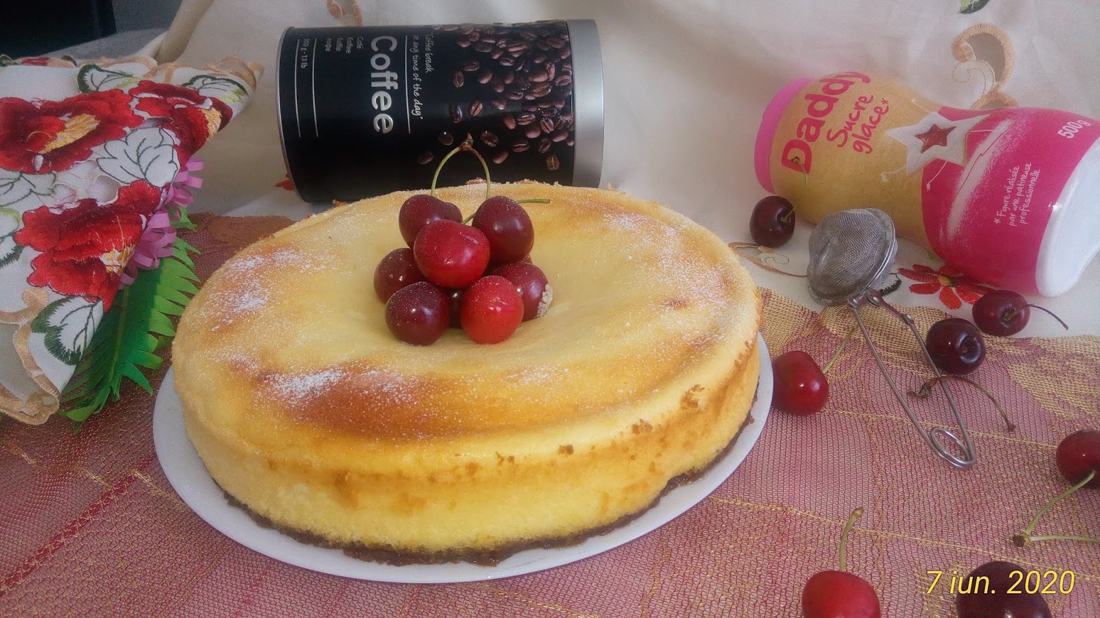 Cheesecake cu aroma de vanilie