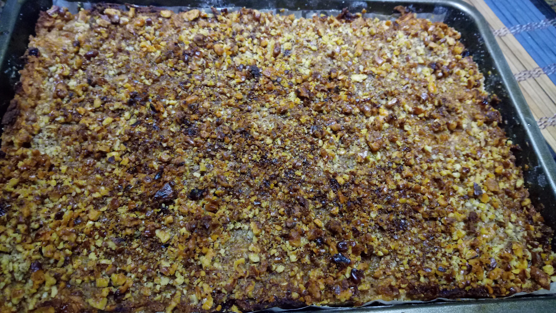 Prajitura cu mere si gris (de post)