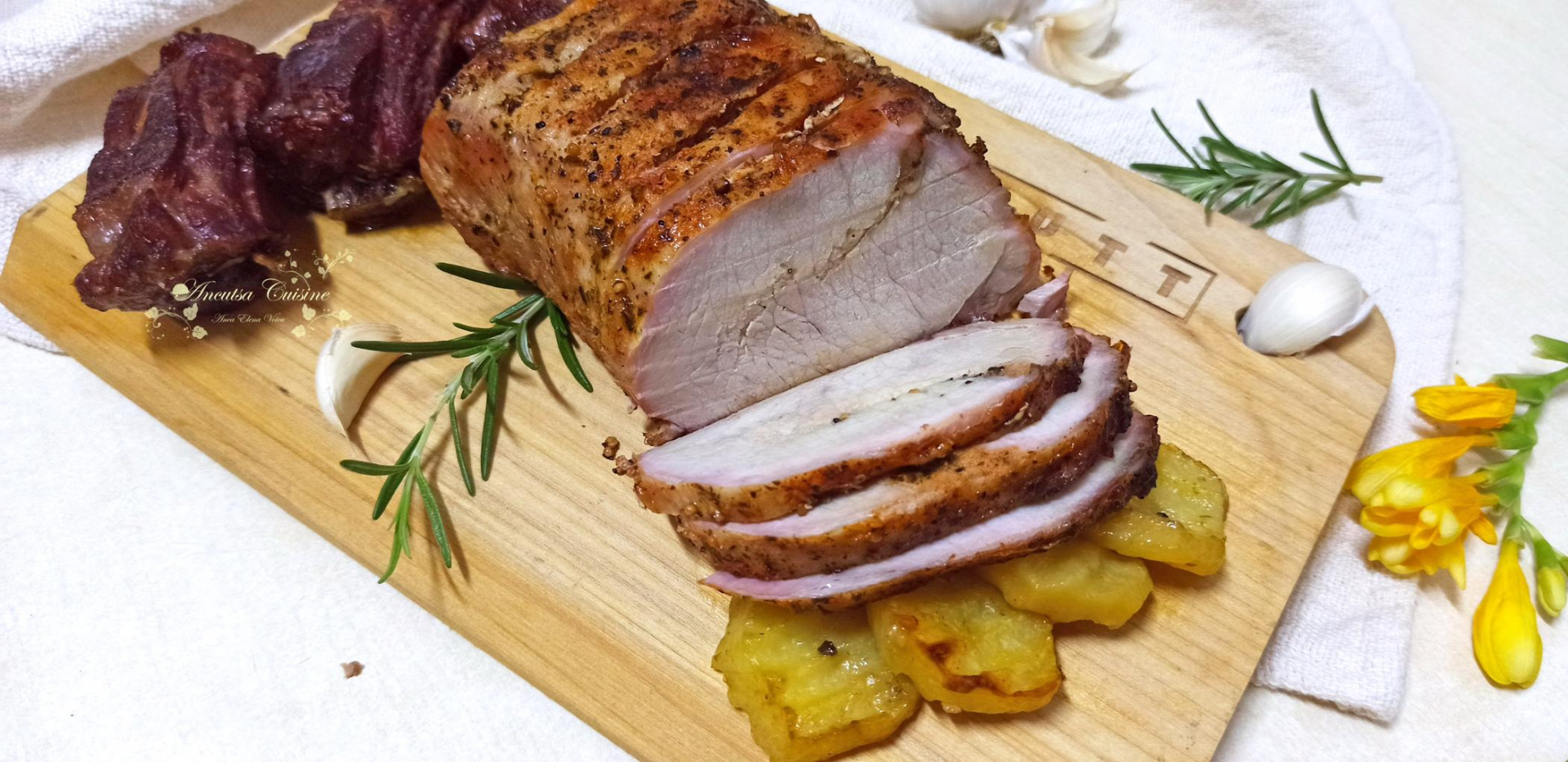 Cotlet de porc cu legume la cuptor