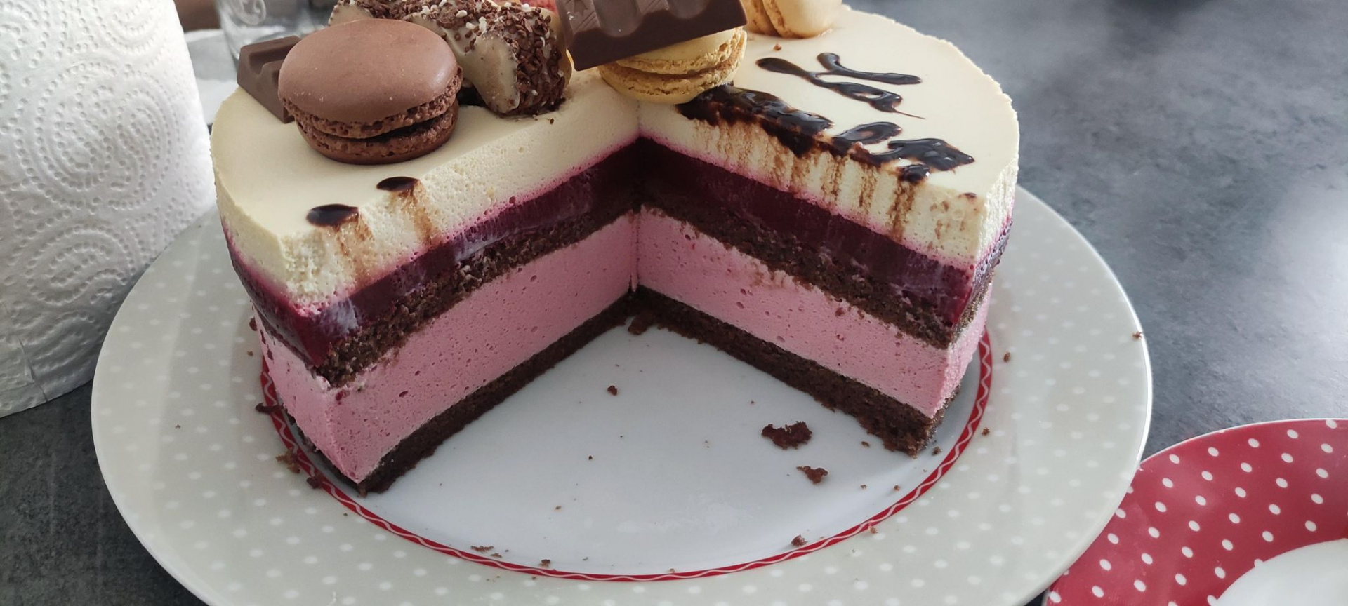 Tort cu zmeura si whisky