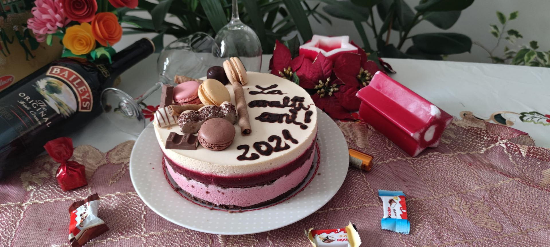 Tort cu zmeura si whisky