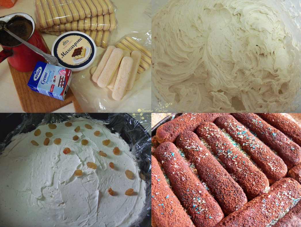 Tiramisu cu portocale si stafide