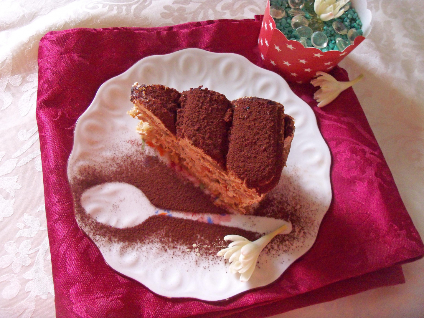 Tiramisu cu portocale si stafide