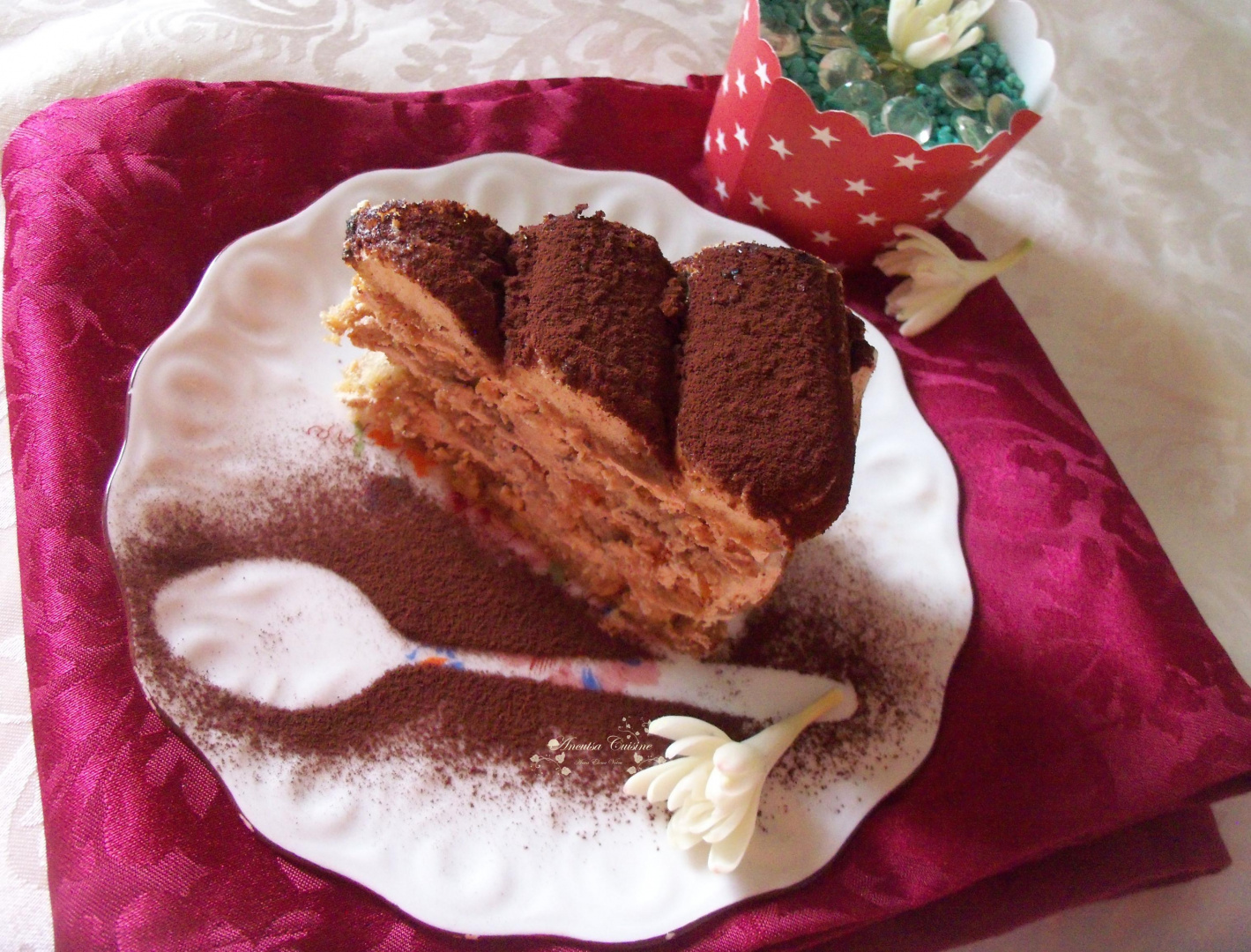 Tiramisu cu portocale si stafide