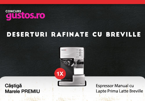 CONCURS CULINAR: Deserturi rafinate cu Breville
