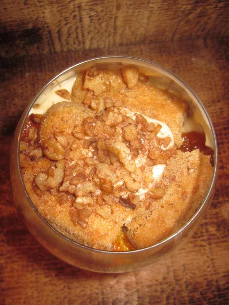 Tiramisu cu dulceata de dovleac