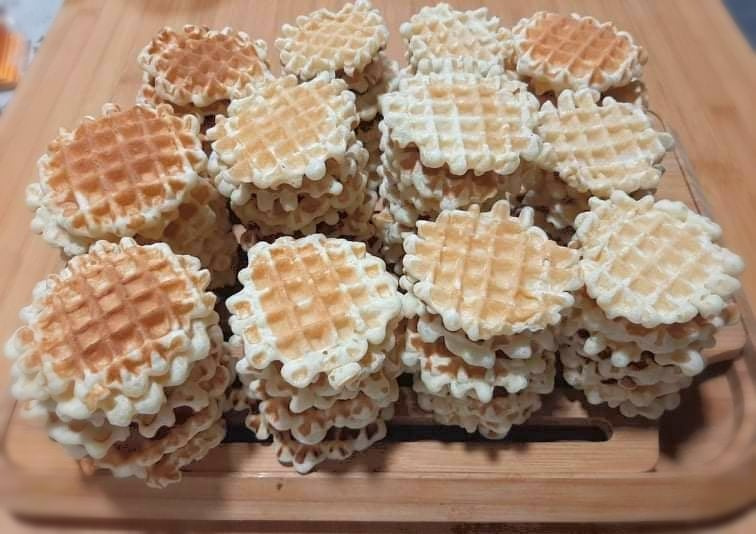 Faguri cu crema de ciocolata reteta pas cu pas