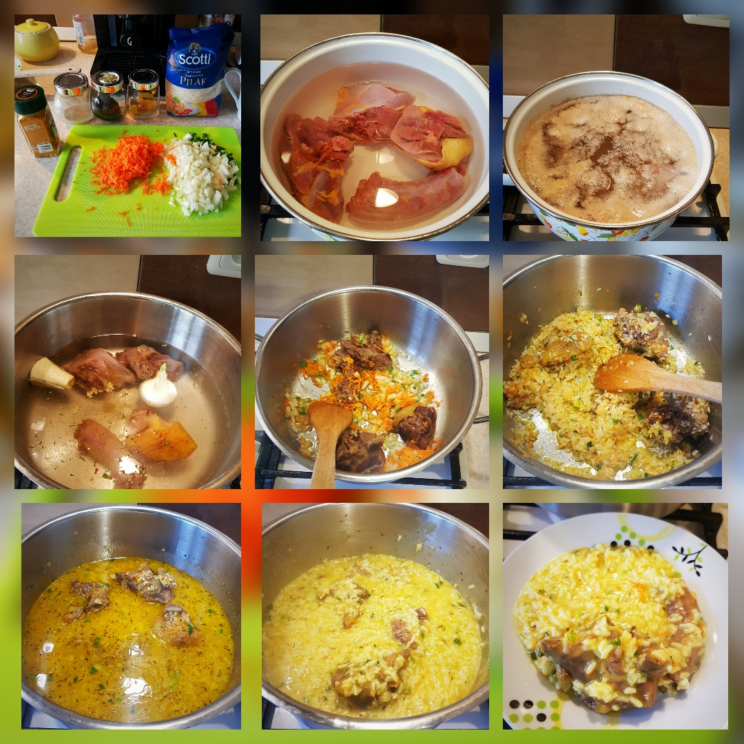 Pilaf cu cocos de tara