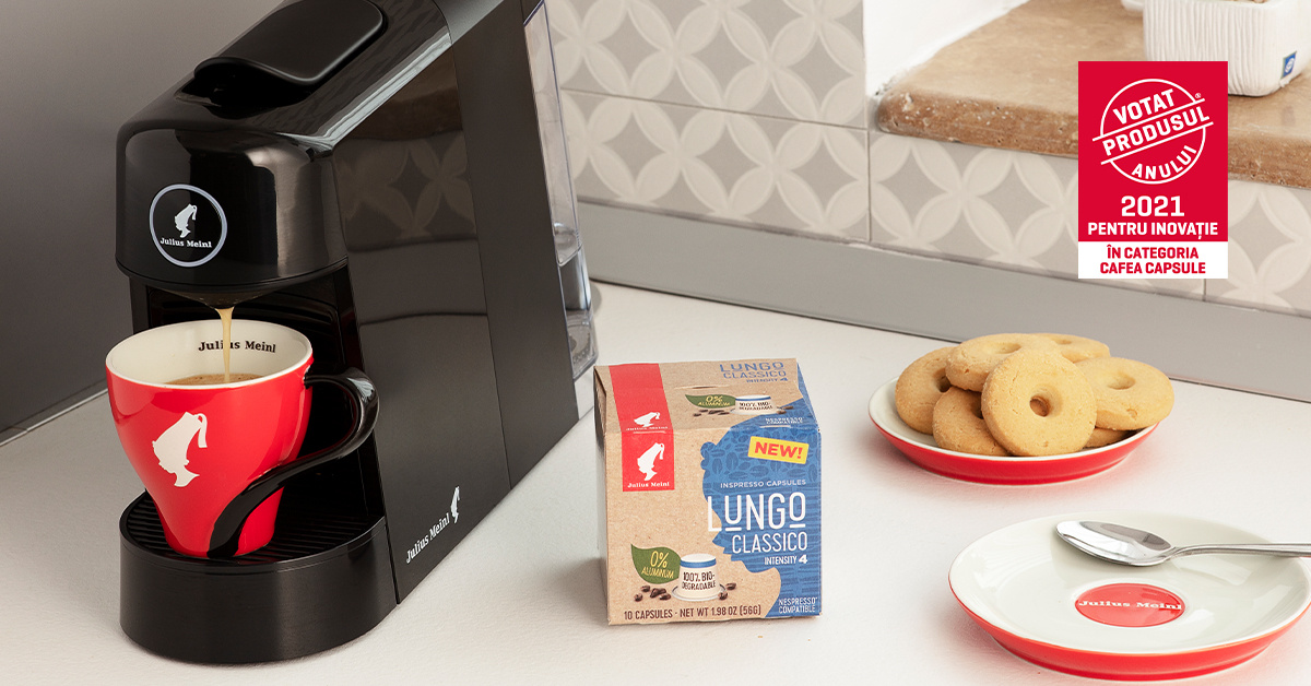 Un moment de răsfăț pentru tine și grijă pentru natură, în aceeași capsulă: Inspresso biodegradabile Julius Meinl