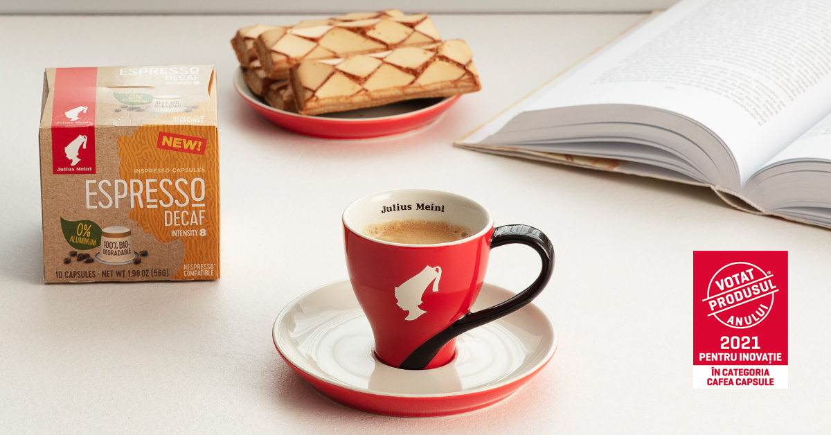 Un moment de răsfăț pentru tine și grijă pentru natură, în aceeași capsulă: Inspresso biodegradabile Julius Meinl