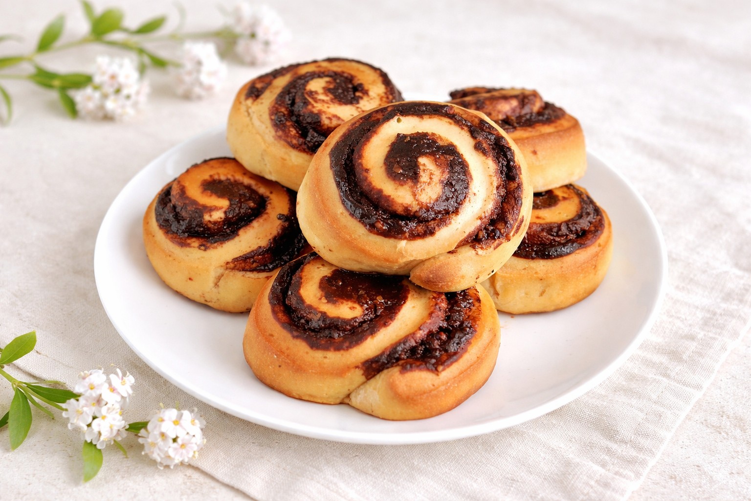 Melcisori de post cu nuca si cacao insiropati - reteta simpla si usoara