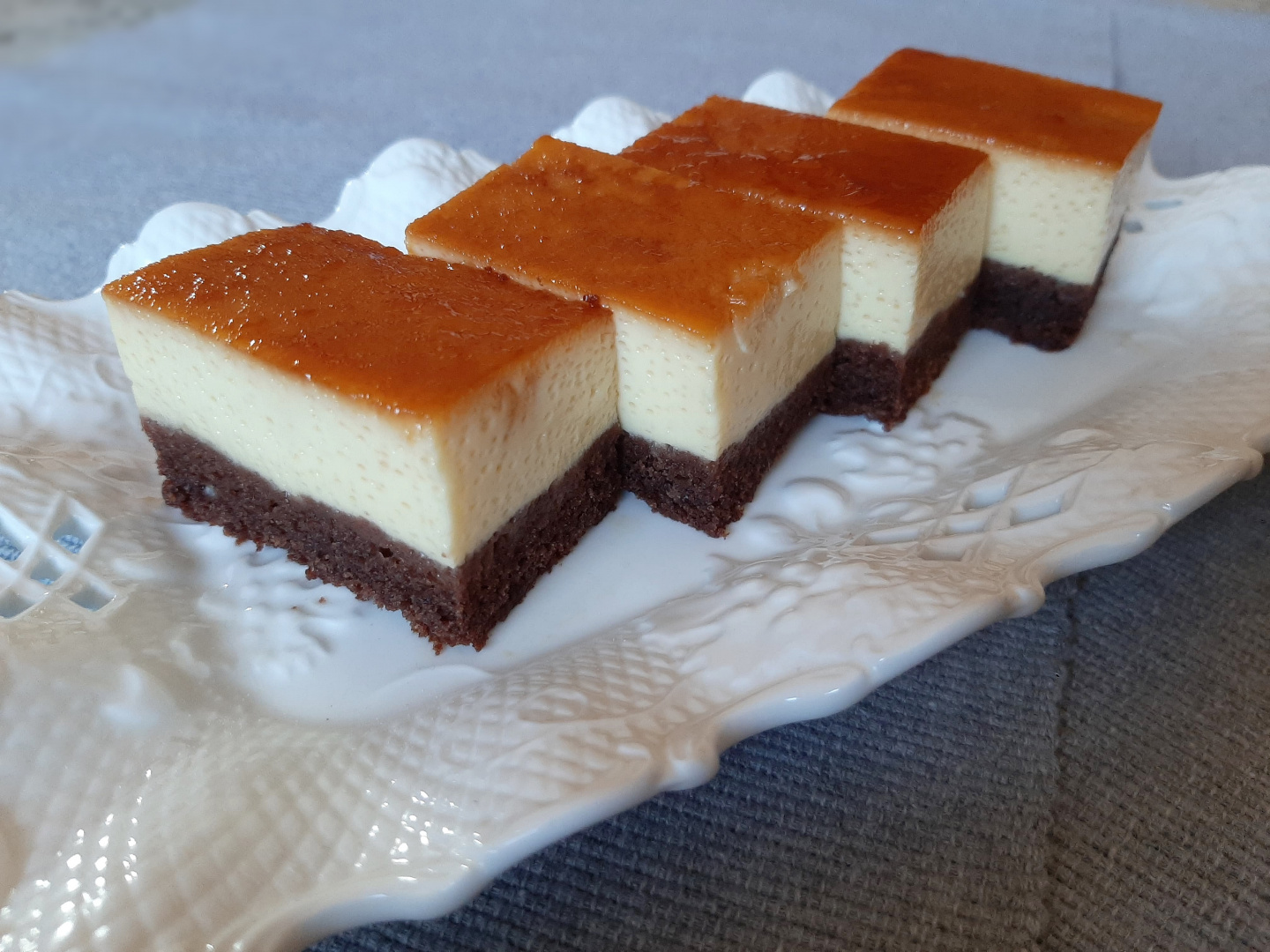 Prajitura cu crema de zahar ars