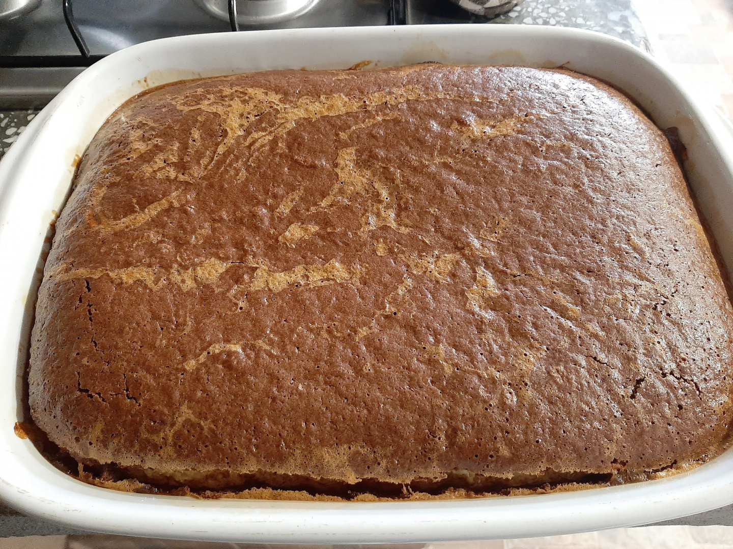 Prajitura cu crema de zahar ars