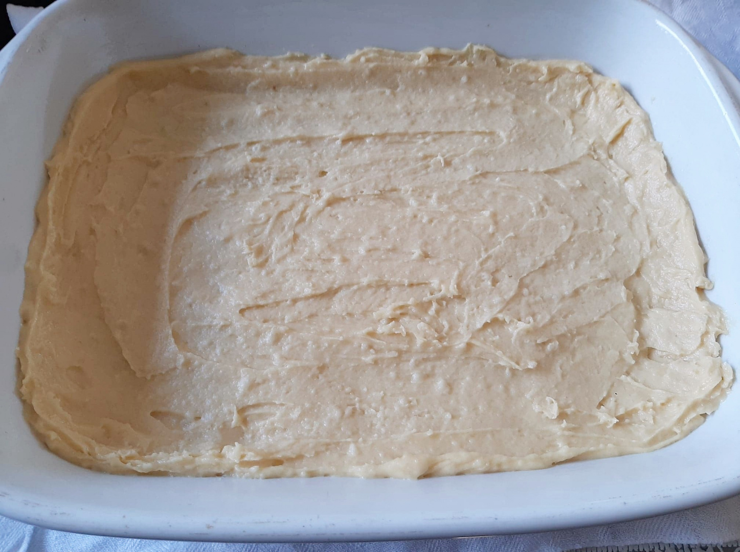 Prajitura ecler la tava