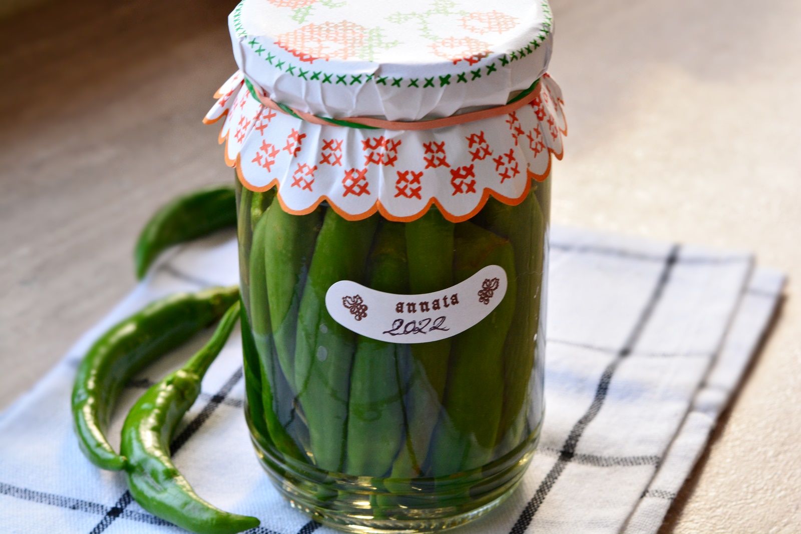 Ardei iuti la borcan