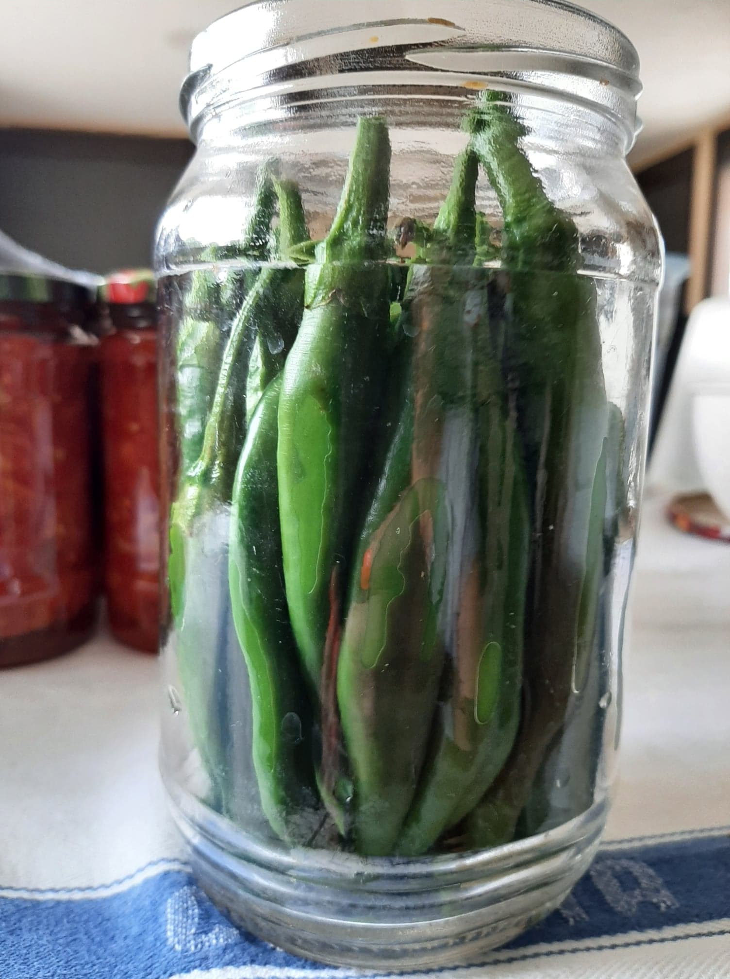 Ardei iuti la borcan