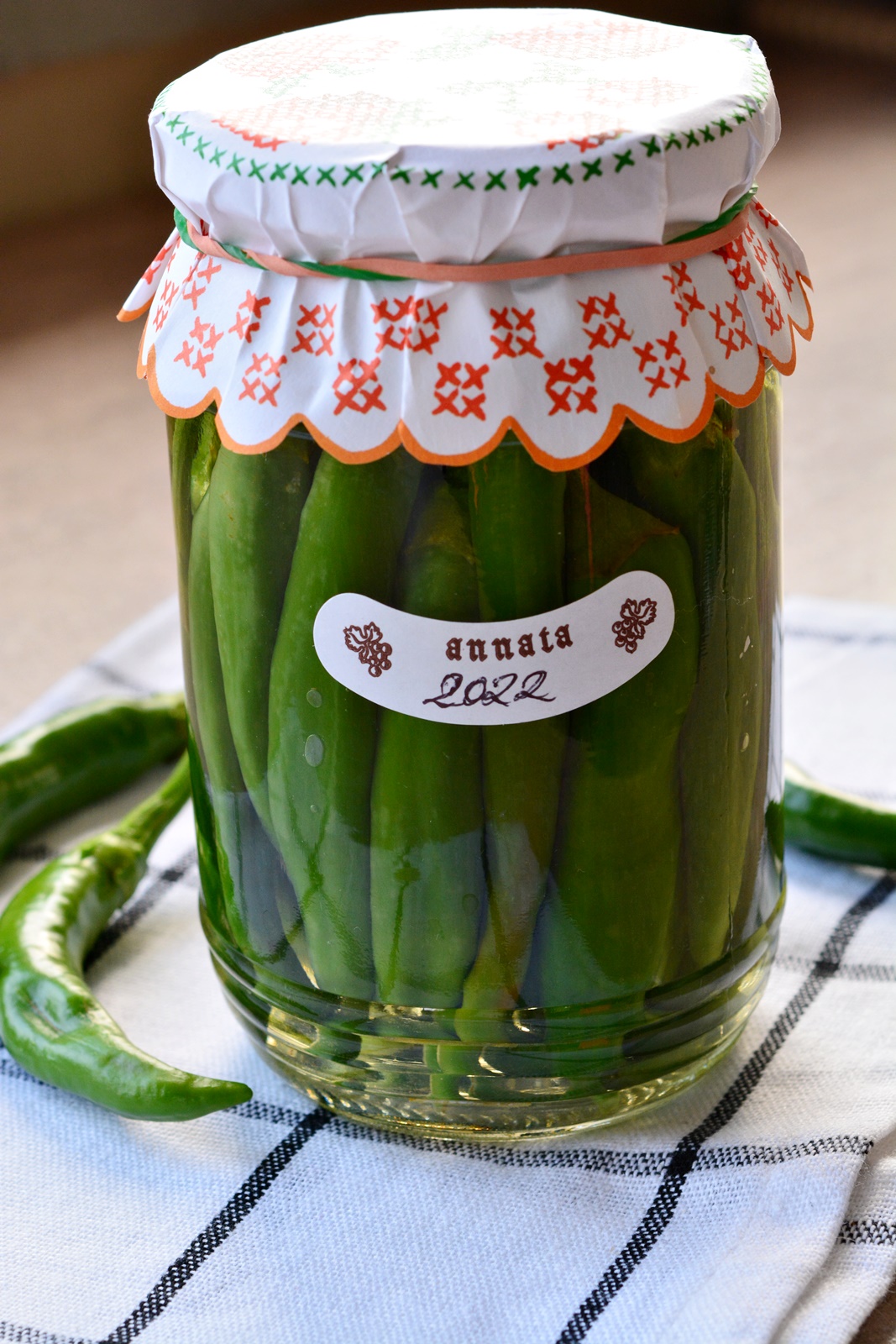 Ardei iuti la borcan