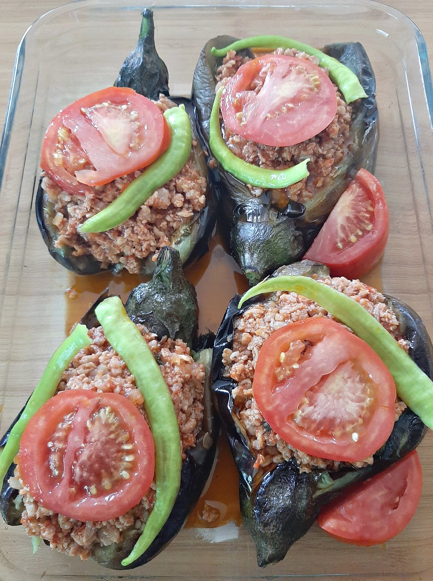 Vinete umplute cu carne