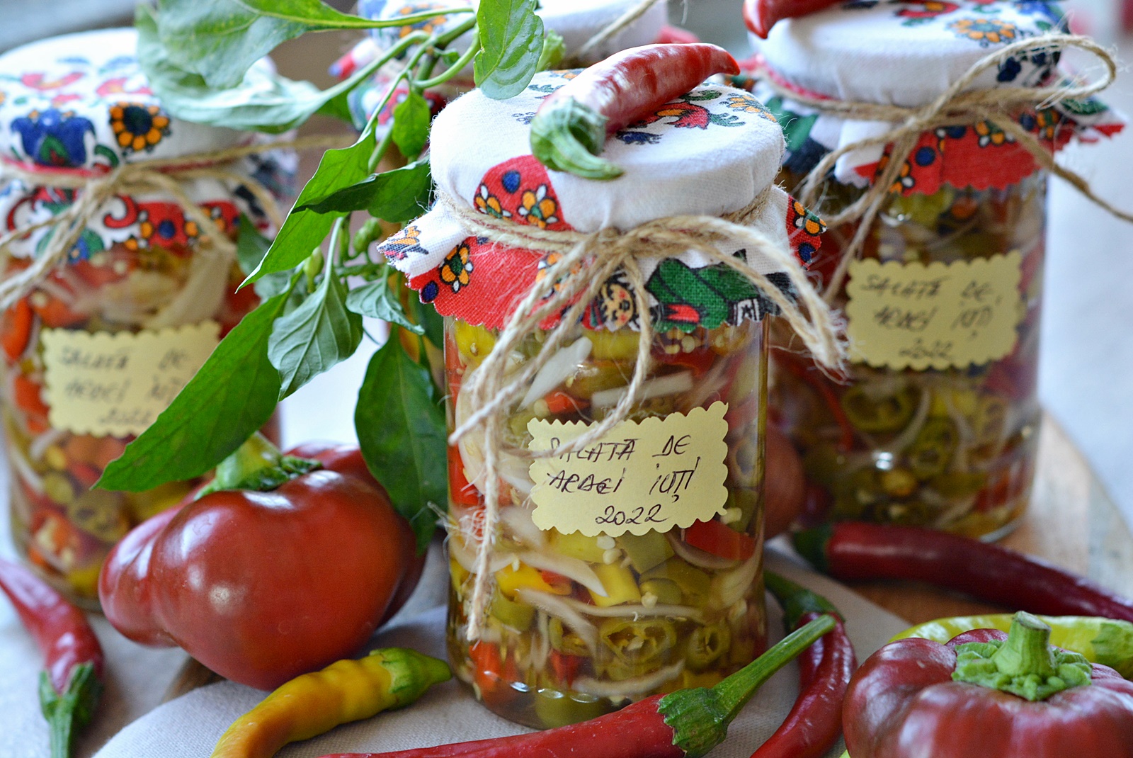 Salata de ardei iuti. O conserva picanta si delicioasa pentru iarna