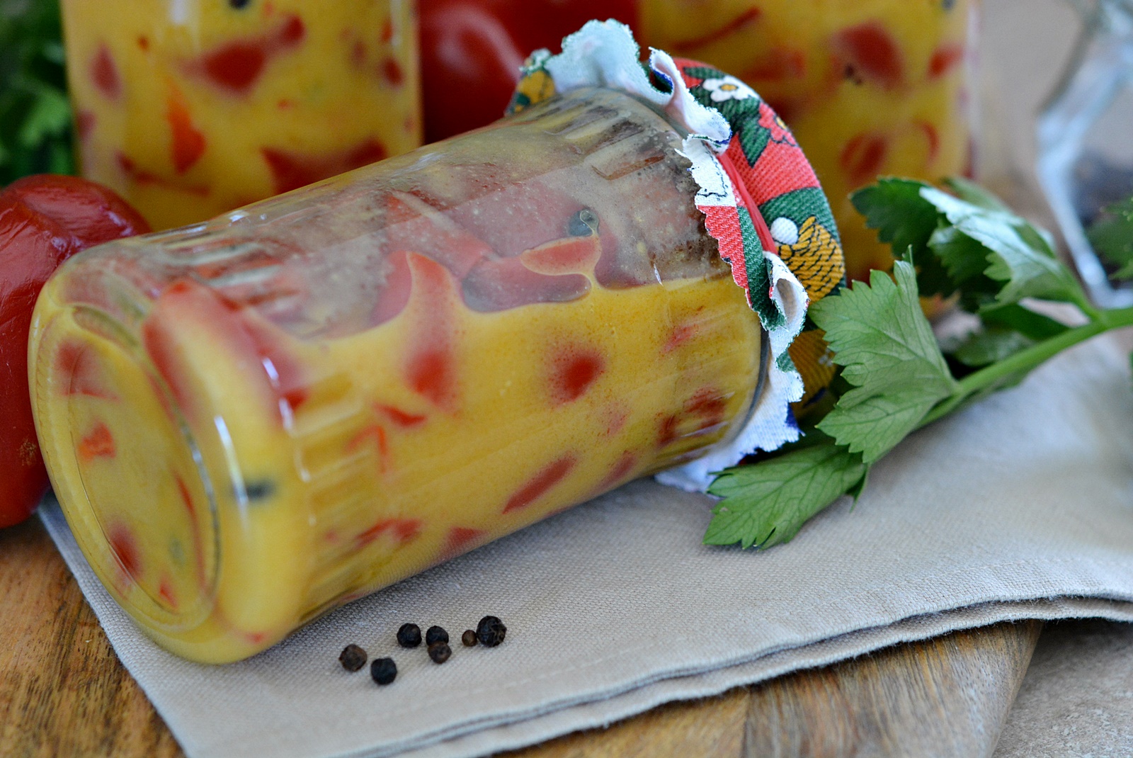 Gogosari in sos de mustar